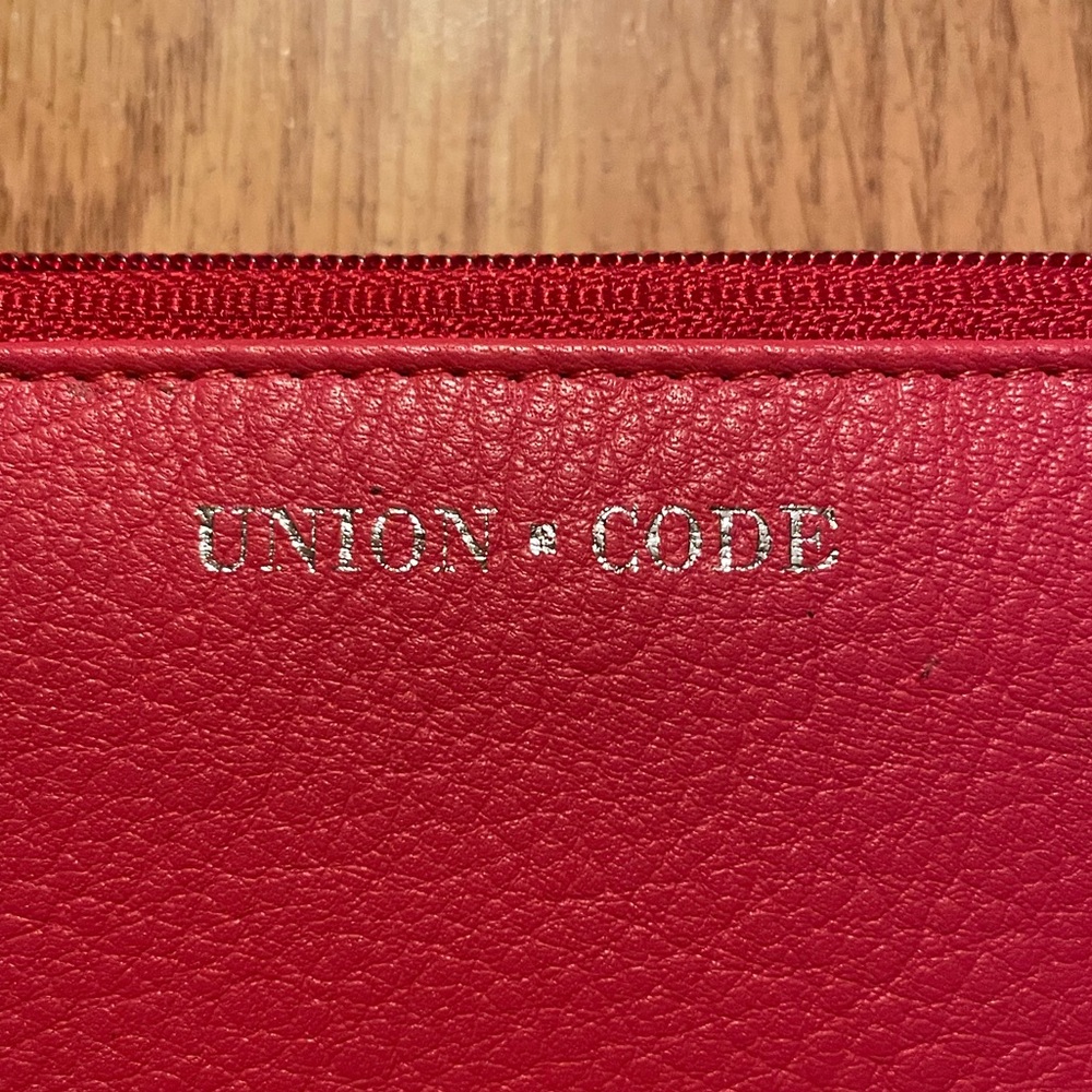 Pink Union Code Wallet - Picture 5 of 5